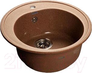 Мойка кухонная GranFest Rondo GF-R510 (терракотовый) - фото