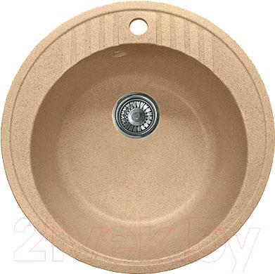 Мойка кухонная GranFest Rondo GF-R520 (песок) - фото