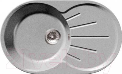 Мойка кухонная GranFest Rondo GF-R750L (серый) - фото