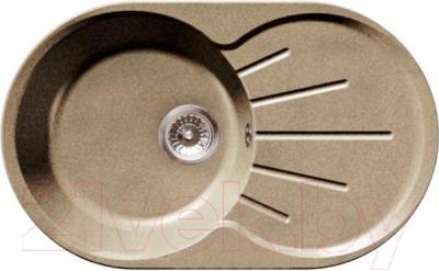 Мойка кухонная GranFest Rondo GF-R750L (терракотовый) - фото