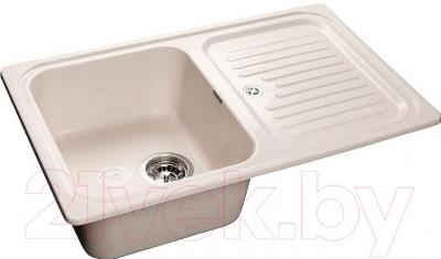Мойка кухонная GranFest Standart GF-S780L (белый) - фото