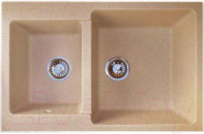 Мойка кухонная GranFest Practik GF-P780K (песок) - фото