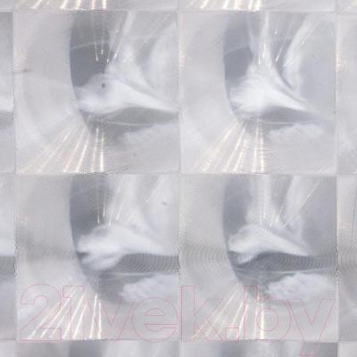 Шторка-занавеска для ванны Tatkraft Crystal 3D 18815