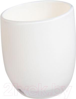 Стакан для зубной щетки и пасты Tatkraft Repose White 12219 - фото