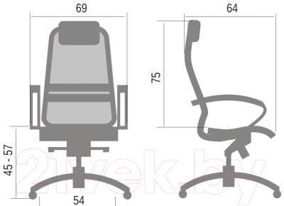 Кресло офисное Metta Samurai S1