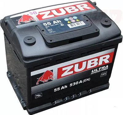 Автомобильный аккумулятор Zubr Ultra R+ - фото