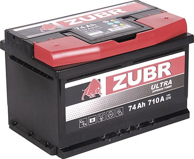 Автомобильный аккумулятор Zubr Ultra R+ - фото