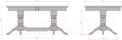 Обеденный стол Мебель-Класс Зевс