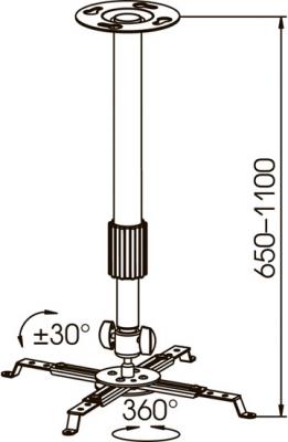 Кронштейн для проектора Kromax Projector-300