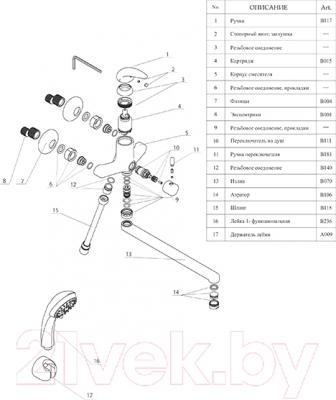 Смеситель Wasserkraft Isen 2602L