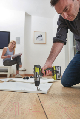 Аккумуляторная дрель-шуруповерт Ryobi R18PDBL-0 (5133002438)