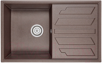 Мойка кухонная GRANULA GR-8002 (эспрессо) - фото