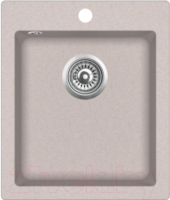 Мойка кухонная Aquasanita SIMPLEX SQS100 (бежевый) - фото