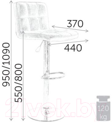 Стул барный AksHome Logos