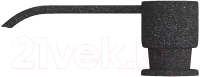 Дозатор встраиваемый в мойку Polygran Черный - фото