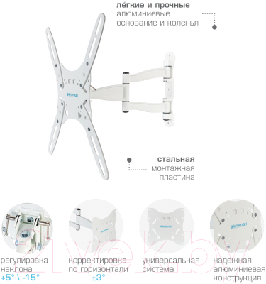 Кронштейн для телевизора Kromax Techno-5