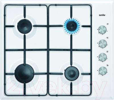 Газовая варочная панель Simfer H60Q40W401 - фото