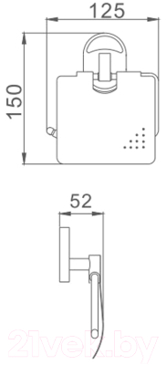 Держатель для туалетной бумаги Haiba HB1903