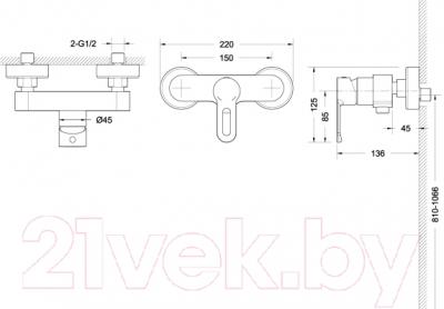 Смеситель Bravat Stream-D F937163C-01