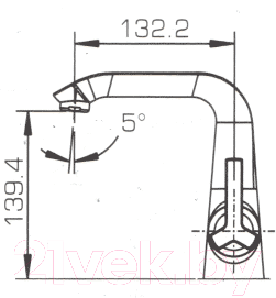 Смеситель Bravat Waterfall F173107C-1