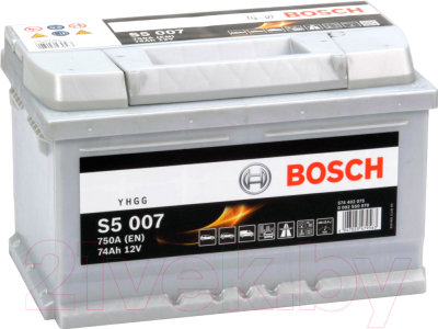 Автомобильный аккумулятор Bosch S5 007 574 402 075 / 0092S50070 - фото