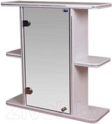 Шкаф с зеркалом для ванной Гамма 10 - фото