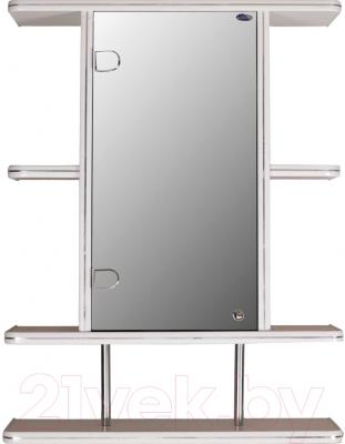 Шкаф с зеркалом для ванной Гамма 10/1 - фото