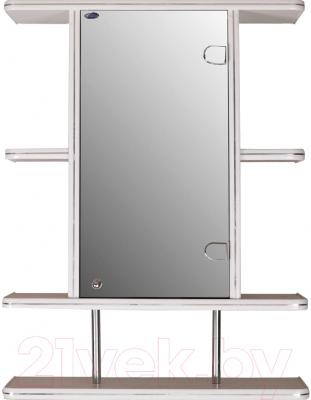 Шкаф с зеркалом для ванной Гамма 10/1 - фото