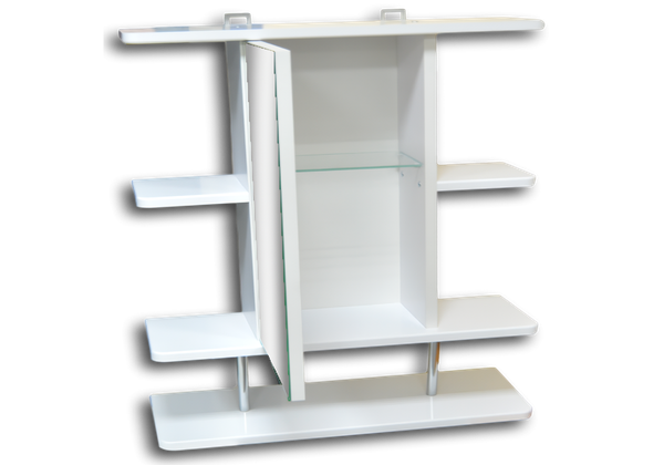 Шкаф с зеркалом для ванной Гамма 15/1