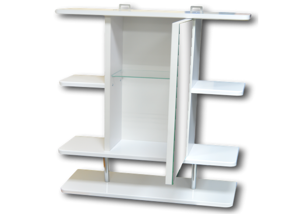 Шкаф с зеркалом для ванной Гамма 15/1