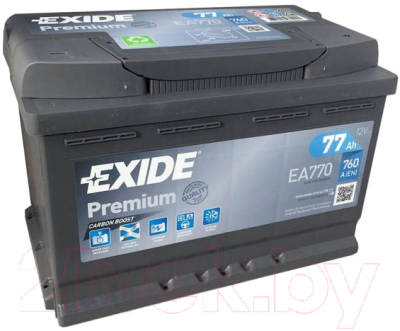 Автомобильный аккумулятор Exide Premium EA770 - фото