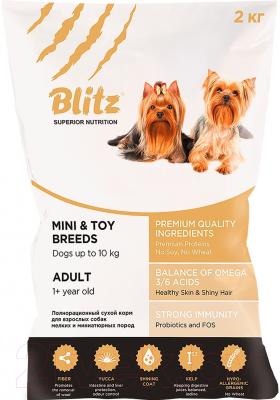 Сухой корм для собак Blitz Pets Adult Mini&Toy - фото