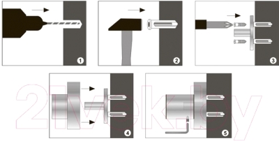 Держатель для туалетной бумаги Wasserkraft Donau K-9496