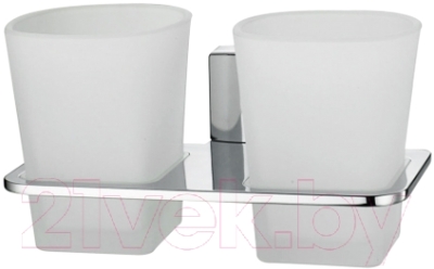 Набор стаканов для зубной щетки и пасты Wasserkraft Leine K-5028D - фото