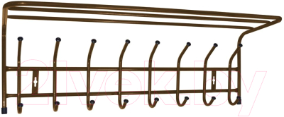 Вешалка для одежды Ника ВП8 с полкой