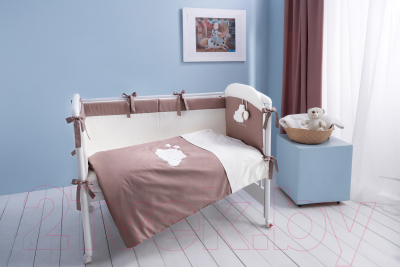 Комплект постельный для малышей Perina Бамбино / ББ3-01.5