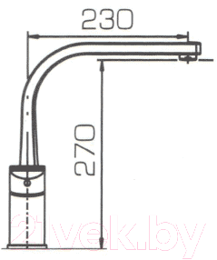 Смеситель Bravat Line F75299C-2