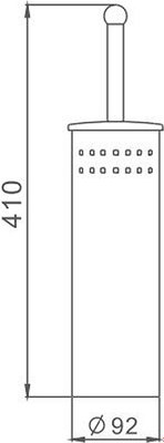 Ершик для унитаза Haiba HB902