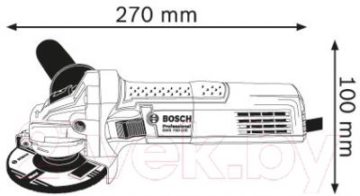 Профессиональная угловая шлифмашина Bosch GWS 750