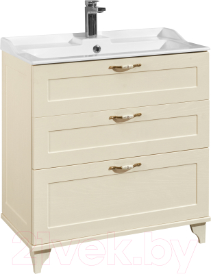 Тумба под умывальник Акватон Леон 80Н (1A187801LBPR0) - фото