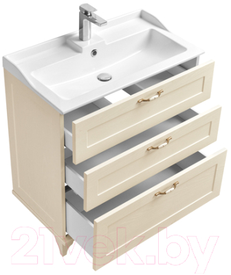 Тумба под умывальник Акватон Леон 80Н (1A187801LBPR0)