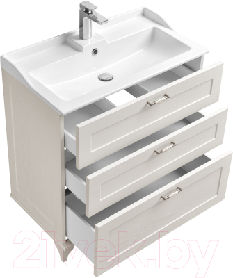 Тумба под умывальник Акватон Леон 80Н (1A187801LBPS0)