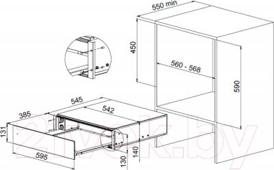 Шкаф для подогрева посуды Asko ODW8126S