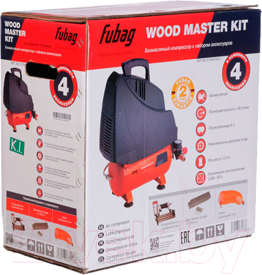 Воздушный компрессор Fubag Wood Master Kit OL195/6 (646035)