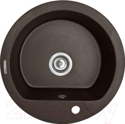 Мойка кухонная Zigmund & Shtain Kreis 505F (швейцарский шоколад) - фото