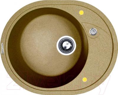 Мойка кухонная Zigmund & Shtain Kreis OV 575 (осенняя трава) - фото