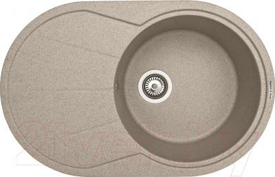 Мойка кухонная Zigmund & Shtain Kreis OV 770B (речной песок) - фото