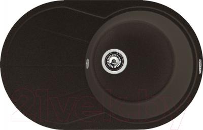 Мойка кухонная Zigmund & Shtain Kreis OV 770B - фото