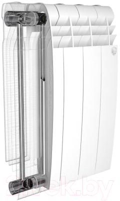 Радиатор биметаллический Royal Thermo BiLiner 500 Bianco Traffico (2 секции)