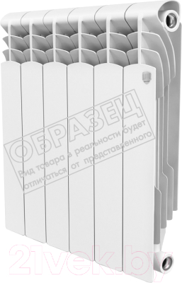 Радиатор биметаллический Royal Thermo Revolution Bimetall 350 (3 секции) - фото